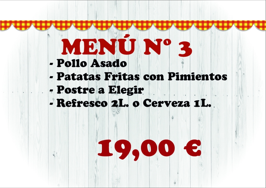 MENÚ 3