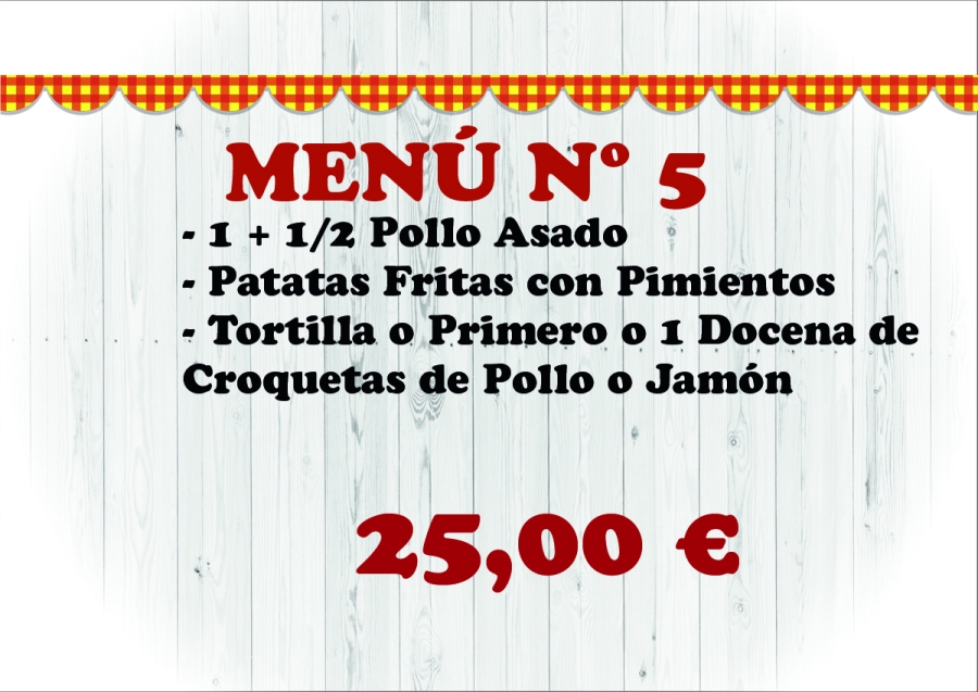MENÚ 5